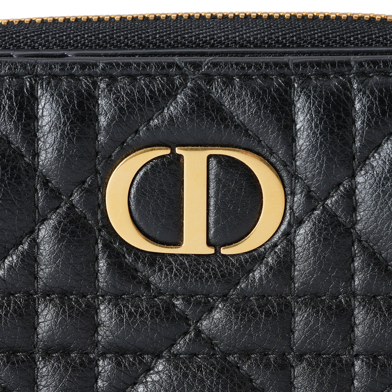 CHRISTIAN DIOR(USED)디올 카로 지퍼 반지갑